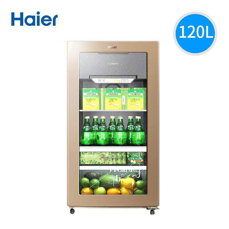 海尔冰吧LC-120DG冷藏柜红酒柜家用电子控温冷藏冷冻柜制冰恒温