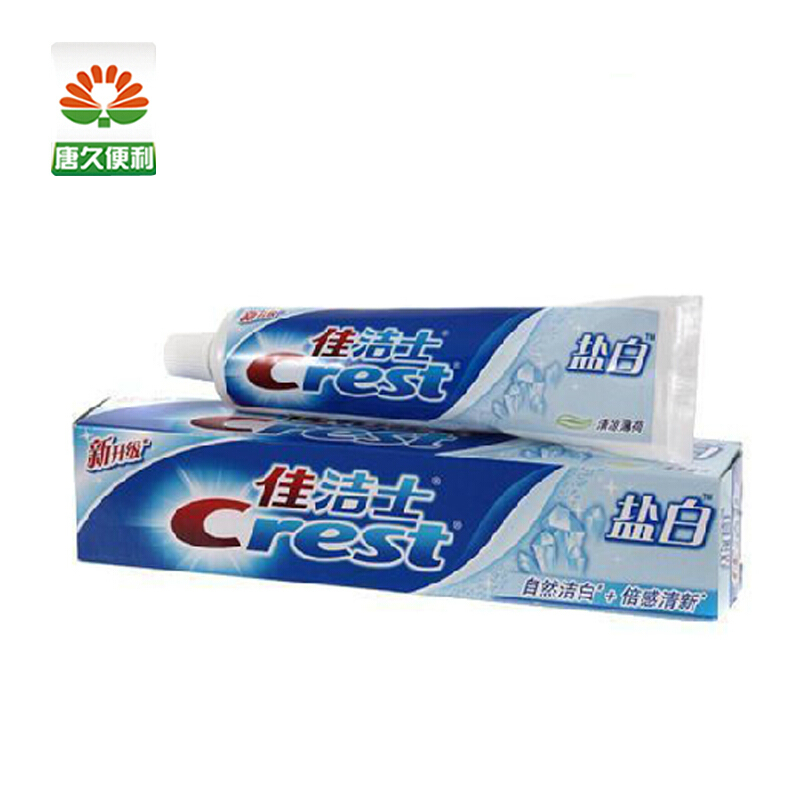 佳洁士（CREST）盐白牙膏 清凉薄荷140g企事业单位团购 劳保福利