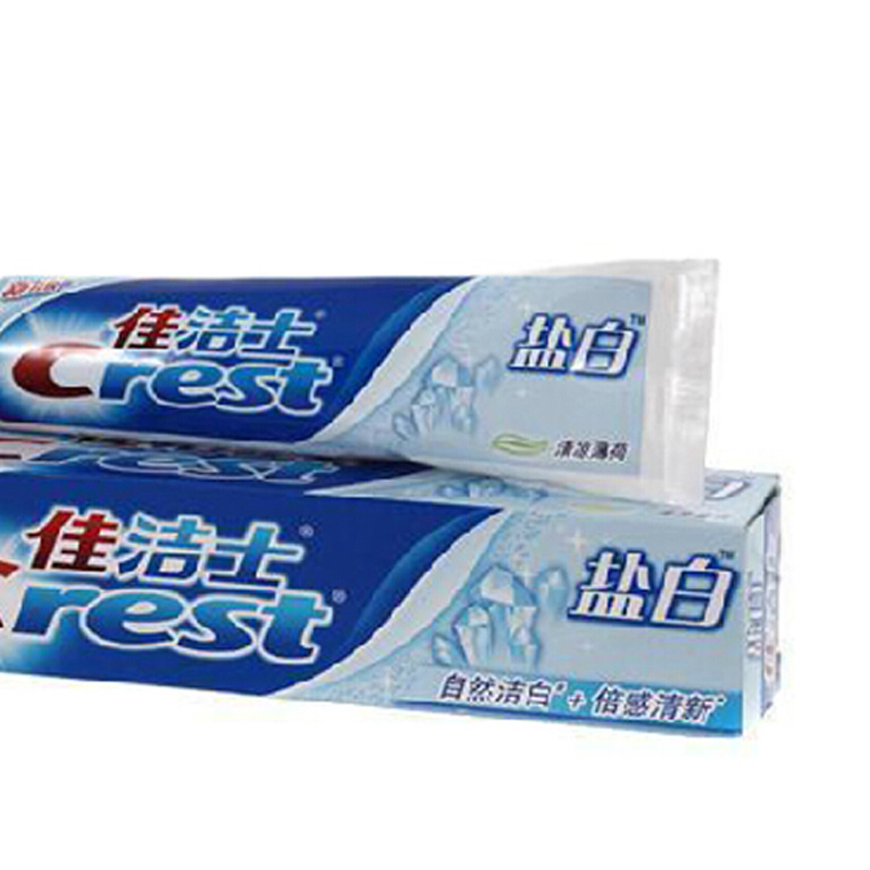 佳洁士（CREST）盐白牙膏 清凉薄荷140g企事业单位团购 劳保福利