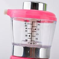 生活谷油壶 玻璃 防漏 500ml 挤压可计量油壶 健康省油JJ5111