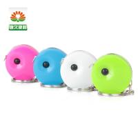 得力8214卷尺 迷你皮卷尺 彩色壳皮尺 1.5米皮卷尺带钥匙扣网购必备三围尺颜色随机