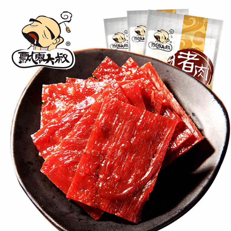 飘零大叔 猪肉脯100g 肉干 休闲食品零食小吃 香辣