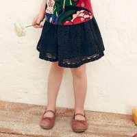 裂帛童装正品 2015春夏新款 蕾丝半身裙纯棉内里A字裙女 56140236