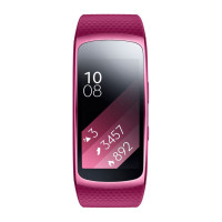 《顺丰包邮》Samsung/三星Gear Fit 2手表/手环 心率温度检测计步 曲面屏 智能穿戴运动手环 黑色 L码