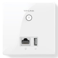 普联（TP-LINK）入墙式ap无线接入点POE供电86型USB接口AP303I-POE面板式无线AP