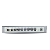 磊科（netcore）NR238 8口企业级有线路由器钢壳上网行为管理流控限速QOS防火墙