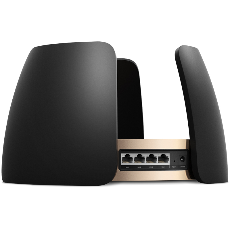 TP-LINK AC3200M三频全千兆光纤智能无线路由器环阵天线家用别墅高速穿墙王TL-WTR9300【三频.金环】