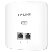 TP-LINK AP456I-PoE供电薄款86型450M入墙式面板式无线AP双网口接入点