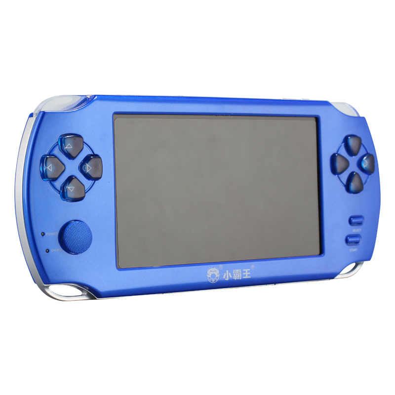 小霸王游戏机掌机psp怀旧大屏S9000A可充电FC掌上游戏机儿童GBA 8G蓝色