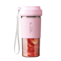 奥克斯(AUX)榨汁机便携式家用水果户外USB充电榨汁杯办公室旅行电动炸果汁机迷你学生宿舍果汁杯