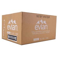 依云（Evian） 玻璃瓶装 天然矿泉水 330ml*20瓶 法国进口