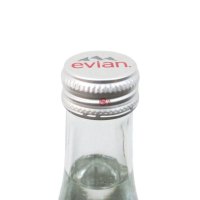 依云（Evian） 玻璃瓶装 天然矿泉水 330ml*20瓶 法国进口