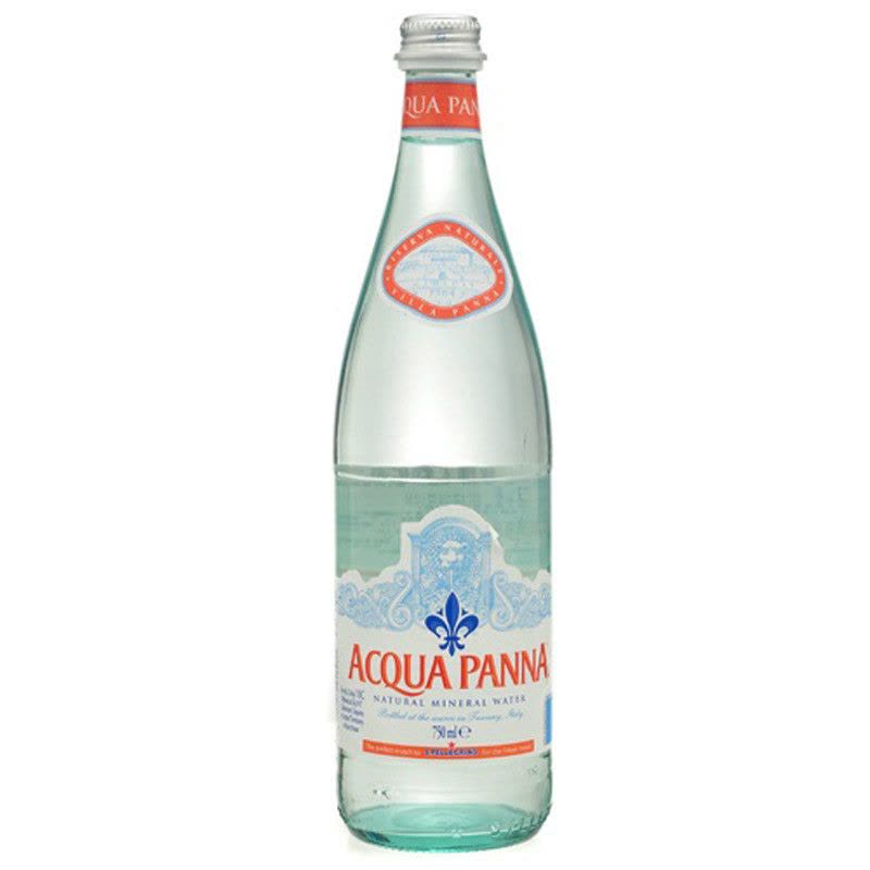 普娜 Acqua Panna 天然矿泉水 750ml*12瓶 玻璃瓶 意大利进口图片