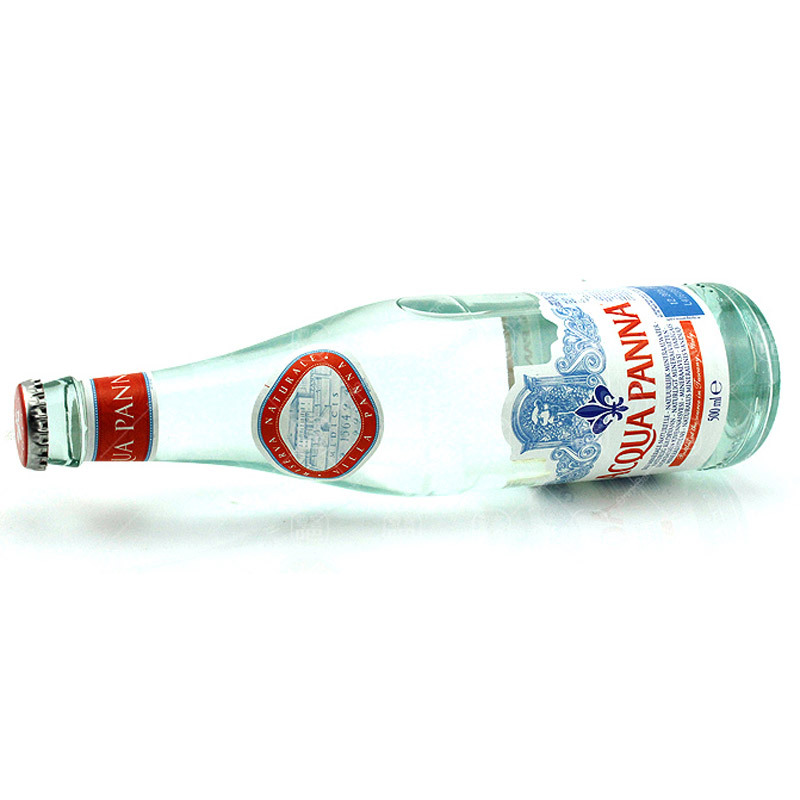 普娜 Acqua Panna 天然矿泉水 500ml*24瓶 玻璃瓶 意大利进口