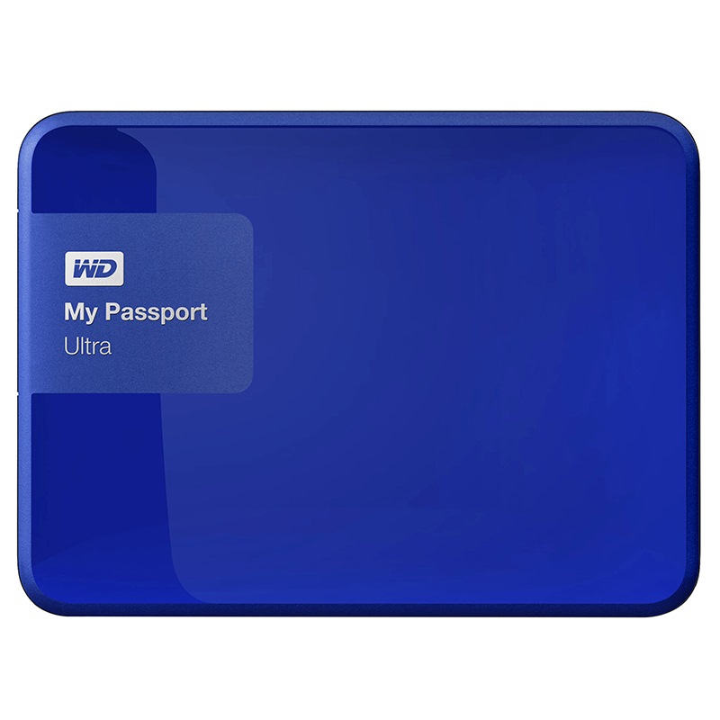 西部数据（WD）My Passport Ultra NEW 1T移动硬盘 蓝色WDBGPU0010BBL-CESN