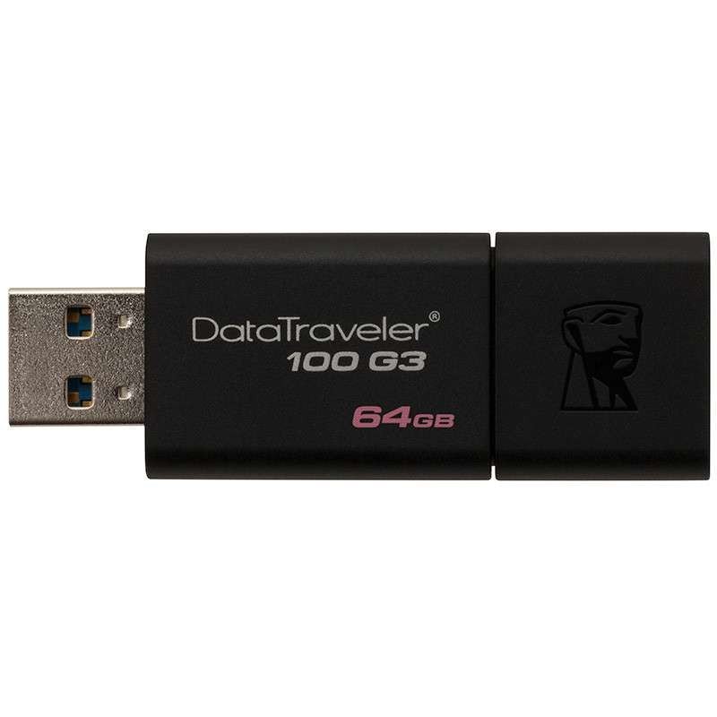 金士顿（Kingston）u盘盘DT100G3/64GB usb3.0（黑色）