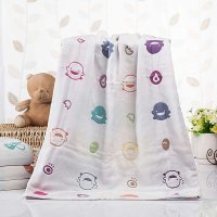爱尔思 AB-8064 纯棉四层纱布童被 新生儿大毛巾童被盖毯子