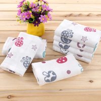 爱尔思 AT-2067纯棉纱布卡通可爱儿童小毛巾全棉吸水洗脸童巾面巾