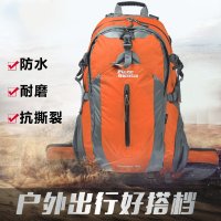 埃尔蒙特 户外休闲旅行登山包 双肩包 防水耐磨手提电脑背包双肩背包 学生书包 男女 40L