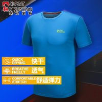 埃尔蒙特 新款男女运动短袖 吸湿排汗透气运动t恤 快速短袖晒干T恤