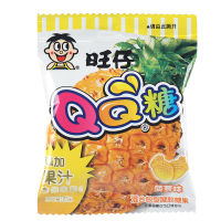 旺仔QQ糖23g水果汁软糖橡皮糖旺旺儿童糖果休闲零食品9口味可选菠萝味