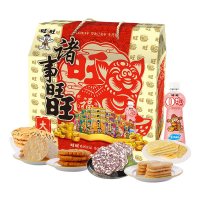 旺旺大礼包935g混合礼盒装雪米饼仙贝成人儿童款年货礼品盒