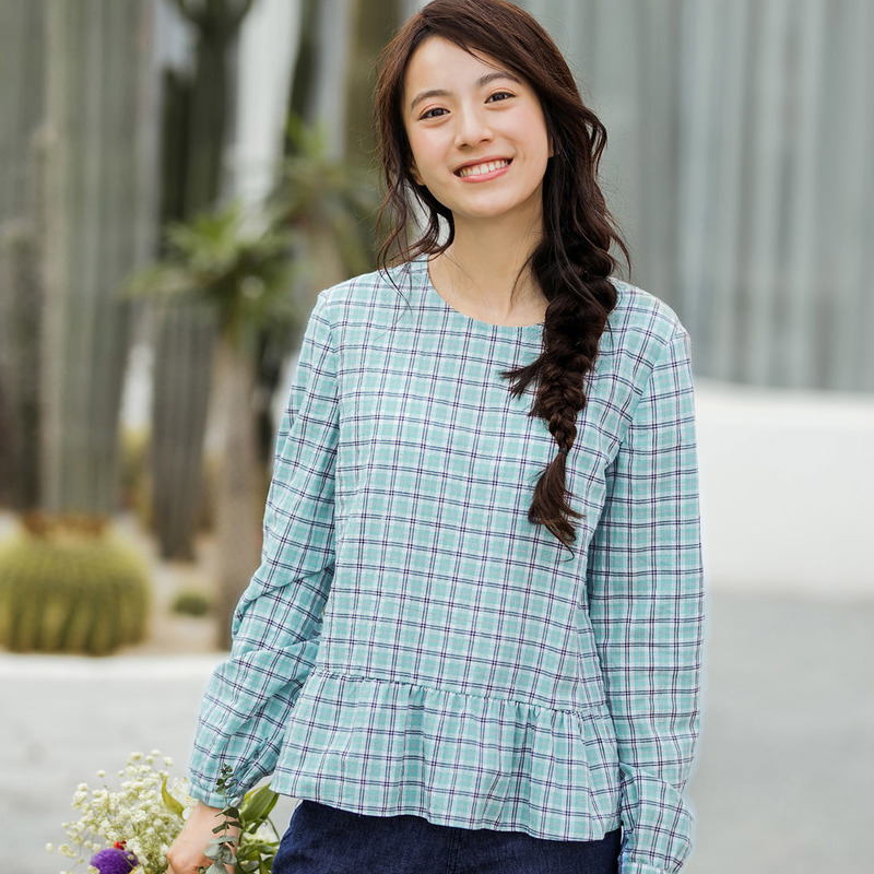 旗舰店联系客服>茵曼(inman)女士衬衫茵曼(inman)>女士衬衫>女装服装