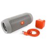 JBL Charge2+ 音乐冲击超强版 可充当移动充电设备 震撼低音 防溅设计 灰色 博雅影音专卖
