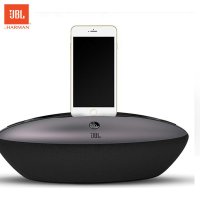 JBL BOAT 音乐快艇 蓝牙音箱 苹果5/6S充电底座音箱 同步闹钟FM调频收音 钛金黑