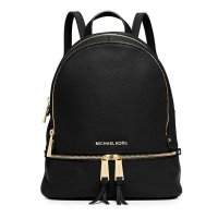 迈克·科尔斯(MICHAEL KORS)女包 双肩包 休闲风格单色女士牛皮双肩包30S5GEZB1L开袋方式拉链式