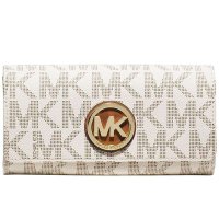 迈克·科尔斯(MICHAEL KORS)女士长款大字母手拿包女款钱包32S4GFTE3B