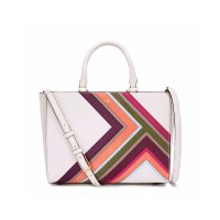 托里伯奇(TORY BURCH)罗宾逊MULTI-STRIPE小拉链手提包单肩斜跨女包29058
