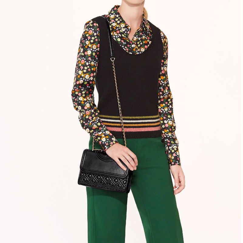 托里伯奇(TORY BURCH)单肩女包翻盖女包中号31382