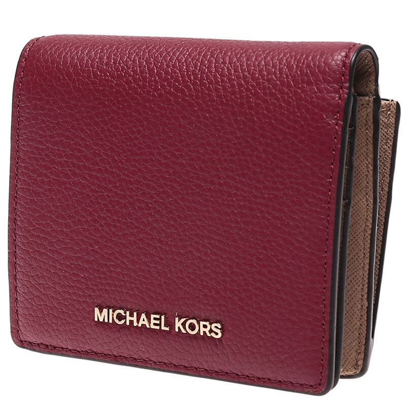 迈克·科尔斯(MICHAEL KORS)女士短款零钱包真皮荔枝纹钱包32F6GM9D1L图片