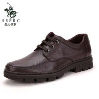 圣大保罗polo 休闲鞋 优质真皮加厚底增高鞋 男士皮鞋