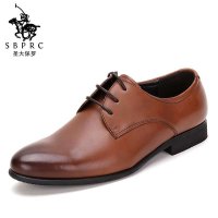 圣大保罗polo 正装男鞋 优质真皮 舒适透气 英伦系带男鞋