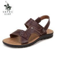 圣大保罗polo 沙滩鞋 优质进口防水真皮 夏款凉鞋