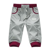 虎迹 夏季网络爆款男士日常运动休闲中裤短裤马裤 系带运动收脚5分裤