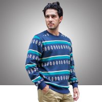 2015 秋冬男士圆领套头时尚欧美风宽松卫衣 棉质加厚外套运动休闲长袖潮男款