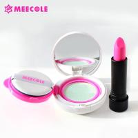 米蔻气垫BB霜口红套装（气垫BB霜薄荷绿色15g*2+口红芭比粉色3.5g）