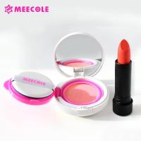 米蔻气垫BB霜口红套装（气垫BB霜瓷肌橘色15g*2+口红橘色3.5g）