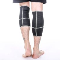 驰尚L3031包邮运动篮球羽毛球拍加压护小腿护套 透气保暖保健护腿四面弹力
