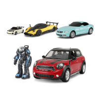 星辉Rastar 5合1玩具汽车组合 遥控变形车机器人 圣诞/元旦/年货礼盒送礼玩具 浅绿色