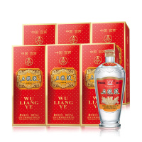 五粮液 交杯牌 整箱装 52度 500ml*6 浓香型白酒