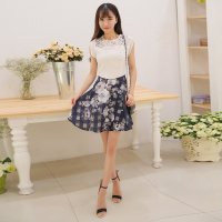 X.Yfuns韩版拼接连衣裙