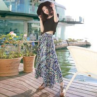 X.Yfuns纯色上衣不规则长裙套装