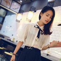 X.Yfuns 白色条纹衬衫