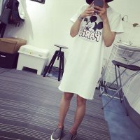 X.Yfuns活泼米奇印花T恤