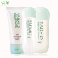 泊美植物芯润白凝亮护肤套装3件 美白补水淡斑修复 洗面奶(凝润)120g +水(凝润)150ml+乳液(凝润)120ml