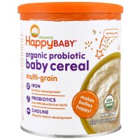 HappyBaby 禧贝 婴幼儿有机辅食米粉 含益生菌混合谷物米糊 三段 8个月以上 198g 美国直采
